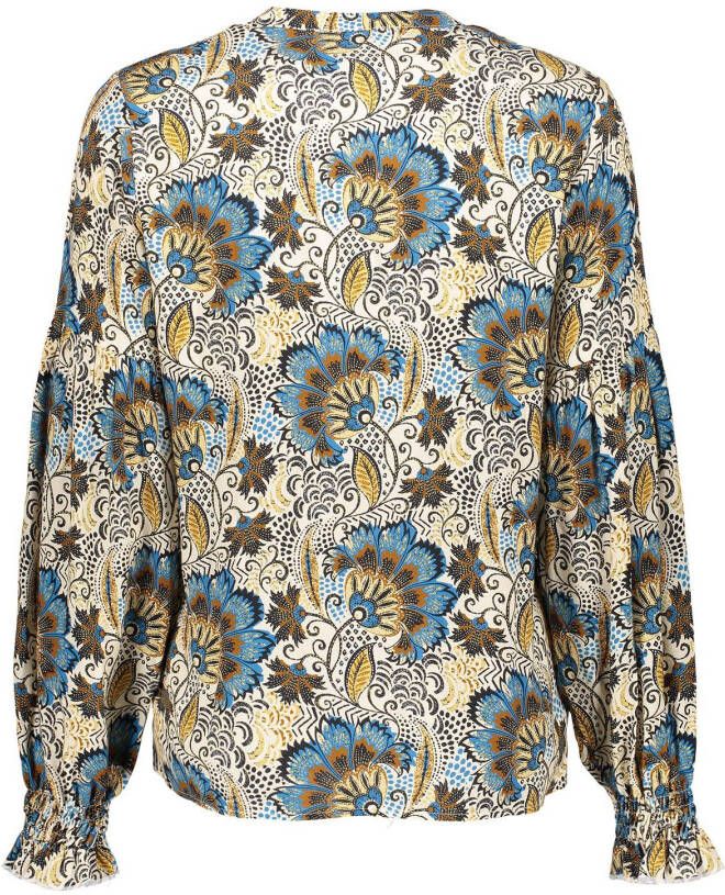 Geisha 23937 20 625 top off white/blue/camel combi