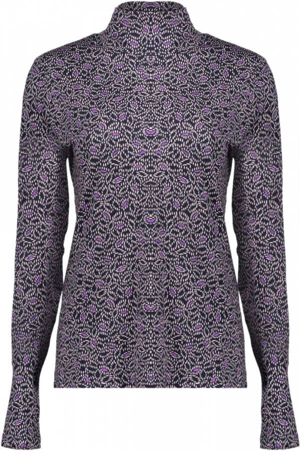 Geisha Top korte mouw , Paars, Dames