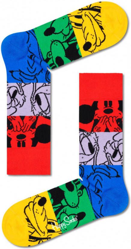 Happy Socks Sokken Colorful Friends Sock Rood