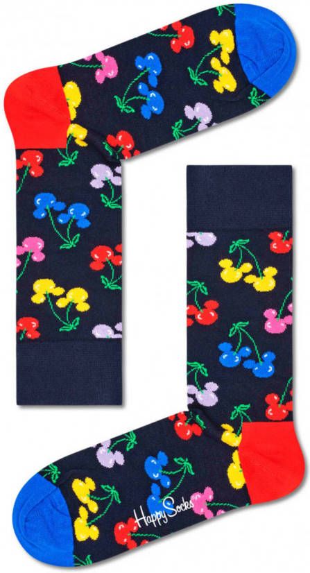 Happy Socks Sokken Very Cherry Mickey Sock Zwart
