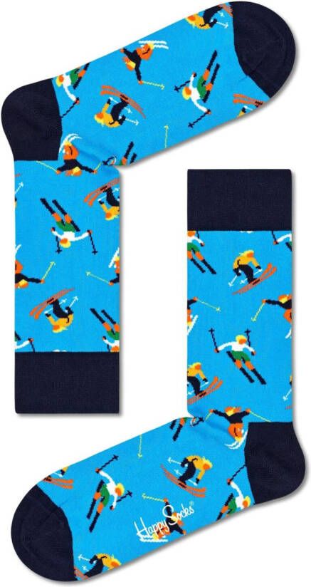 Happy Socks Sokken Skiing Sock Blauw