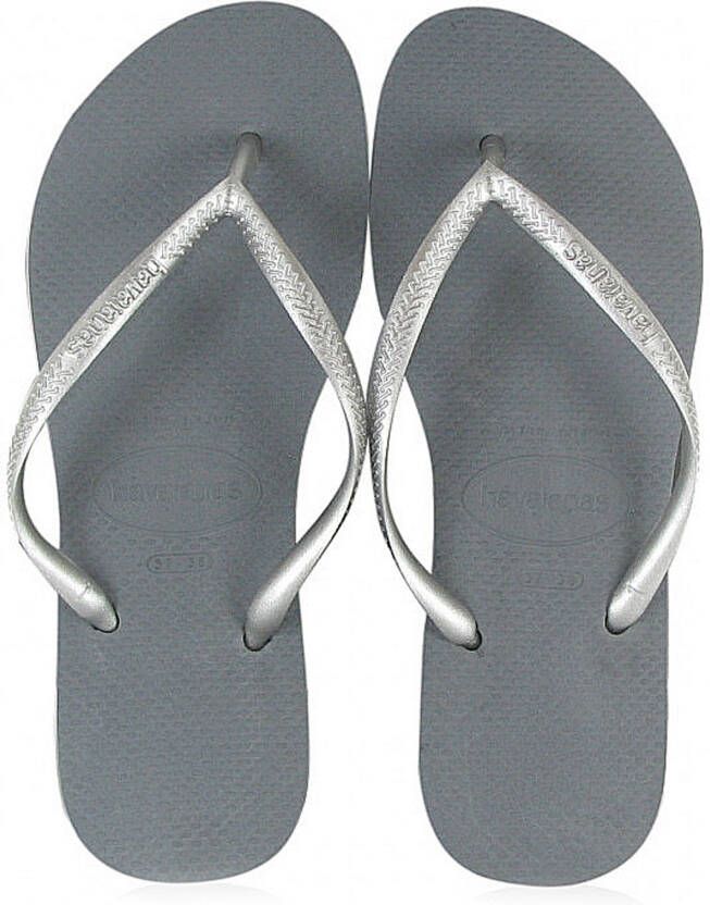 Havaianas Slipper Slim 4000030.5178.F22 Grijs-35/36 maat 35/36