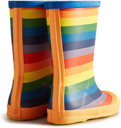 hunter Regenlaarzen KFT5092RMA MUL Blauw/Oranje