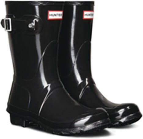 Hunter Rubber Boot, Women Original Short , Zwart, Dames