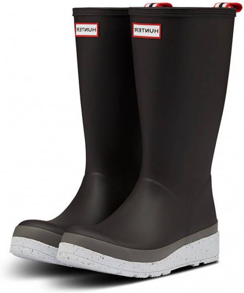 Hunter Play Tall Speckle Sole Wellington Boots WMS Regenlaarzen Dames Donkergrijs
