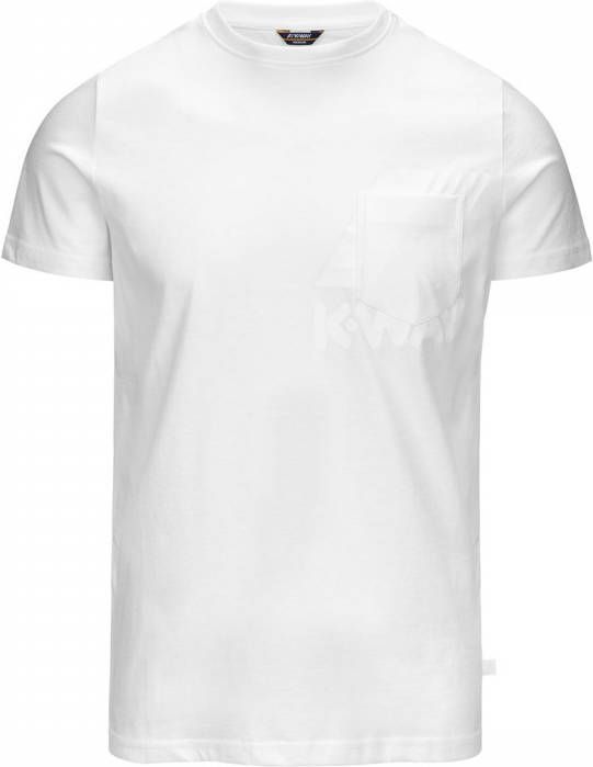 K-way k way T shirt man ros k51121w.wht