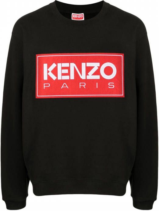 Kenzo Sweatshirt Paris Taille XS, Couleur Presta Noir , Zwart, Heren