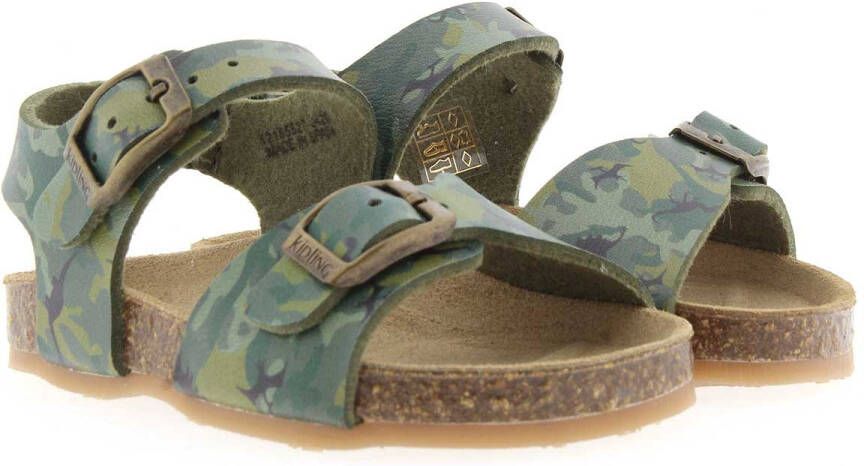 Kipling Groene Sandalen Nino 1