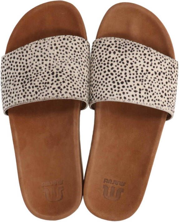 Maruti Slippers Berlijn Hairon Pixel ZJ2 , Beige, Dames