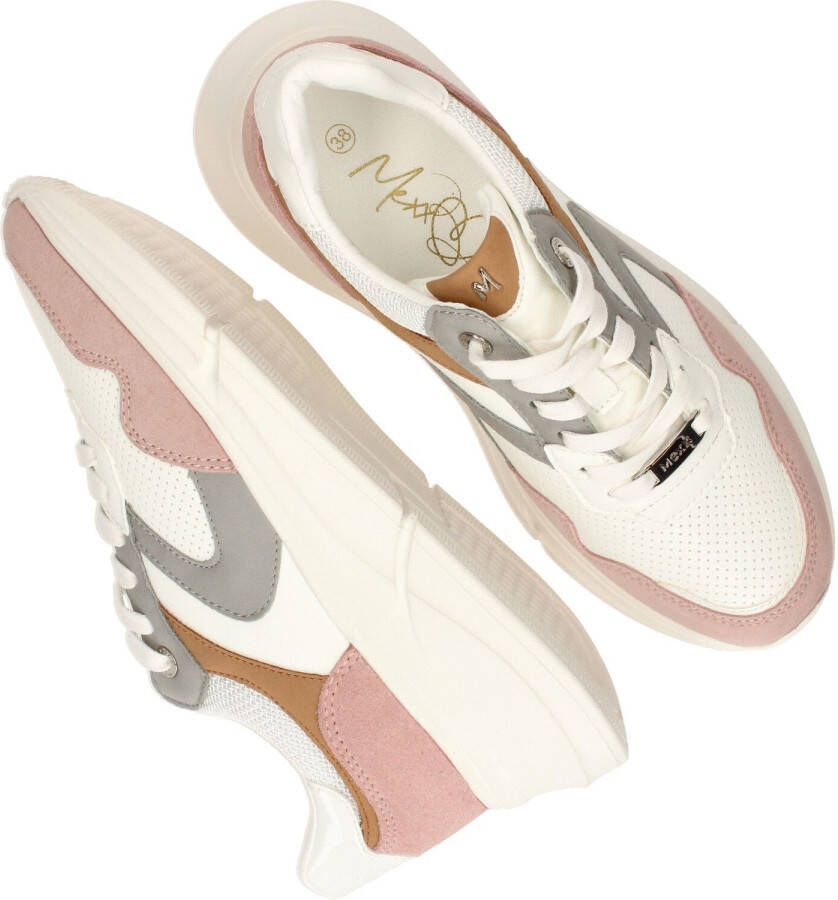 Mexx Jilou Sneaker Dames Wit/Roze
