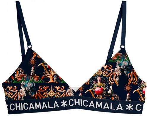 Muchachomalo Meisjes Triangle Top print Snowwhite