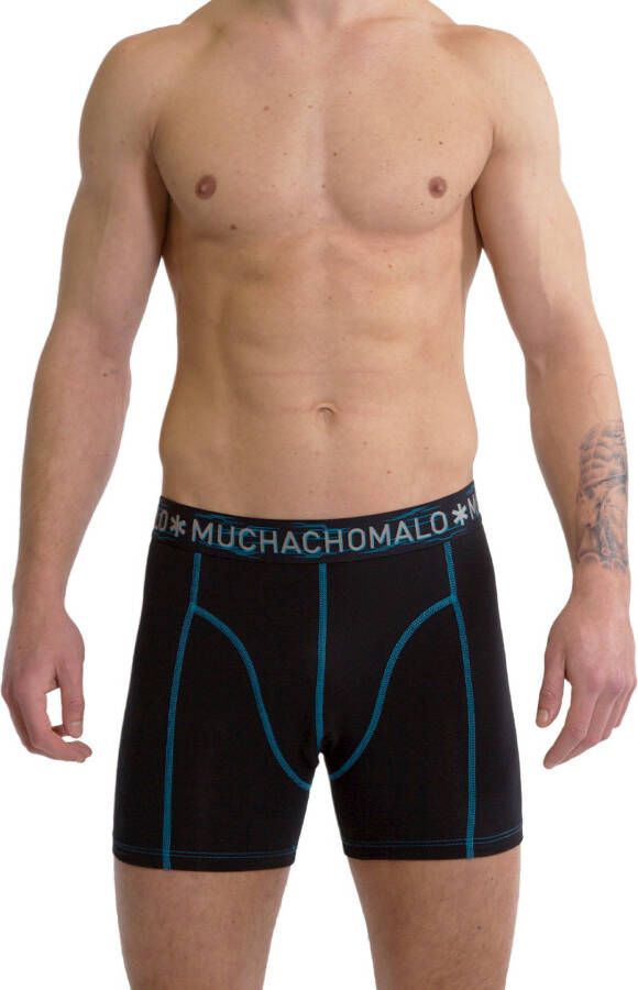 Muchachomalo Jongens 2 pack boxershorts effen