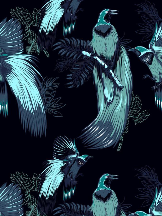 Muchachomalo Boxershorts Short Print Solid 3 Pack Blauw