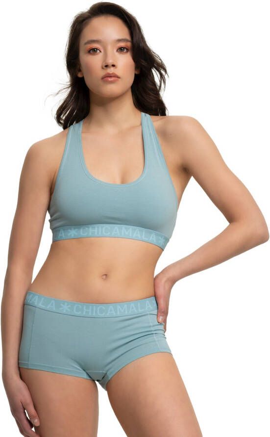 Muchachomalo Meisjes 1 pack racer back effen Mermaid