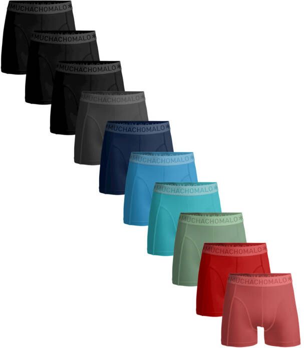 Muchachomalo Men 3 Pack + 3 Pack boxer shorts print/solid