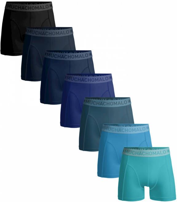 Muchachomalo Heren 7 Pack Boxershorts Effen