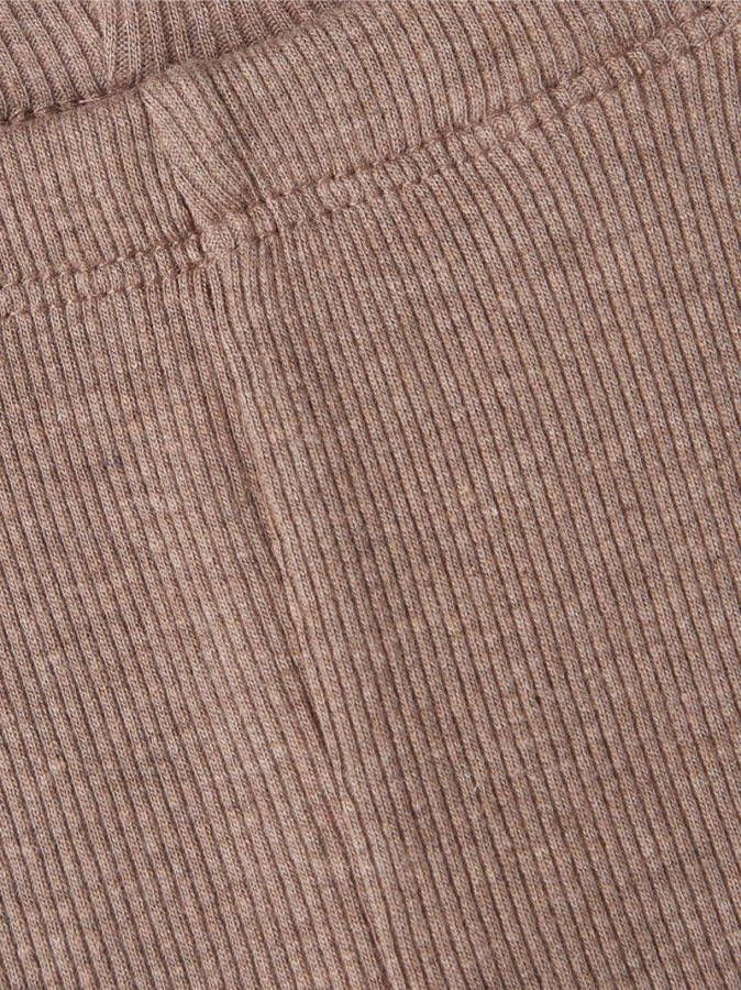 name it Legging Nbnkab Bruin Linzen Melange