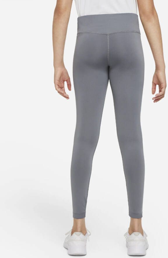 Nike Dri FIT One Legging voor meisjes Grijs