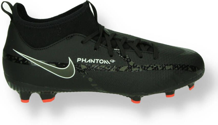 Nike Jr. Phantom GT2 Academy Dynamic Fit MG Voetbalschoenen voor kleuters/kids(meerdere ondergronden) Zwart
