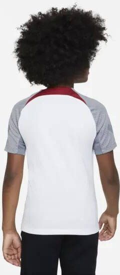 Nike Liverpool Trainingsshirt Dri FIT Strike Wit/Grijs/Rood Kinderen