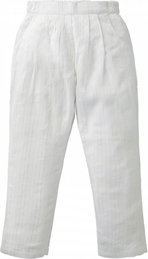 Room Seven Oilily Katoenen broek met kanten motief en lurex garen