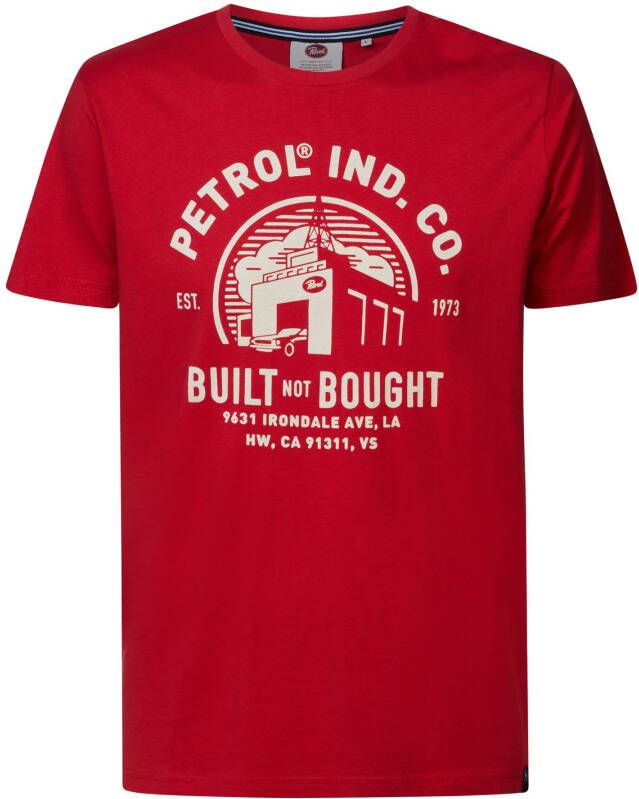 Petrol Industries Heren shirt m 1030 tsr633 3157 imperial red