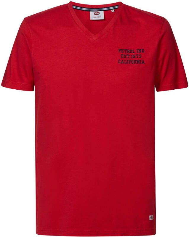 Petrol Industries Heren shirt m 1030 tsv627 3157 imperial red