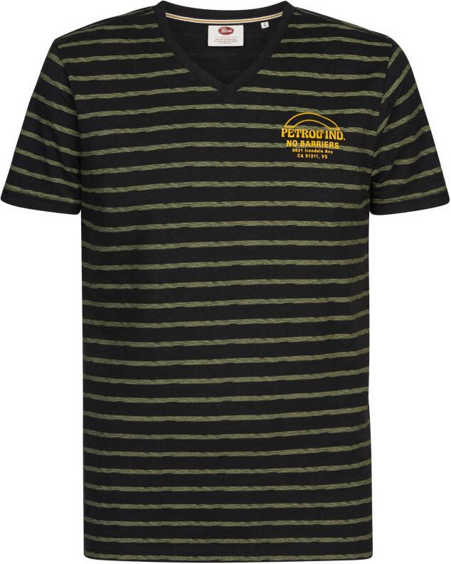 Petrol Industries Heren shirt m 1030 tsv630 9999 black