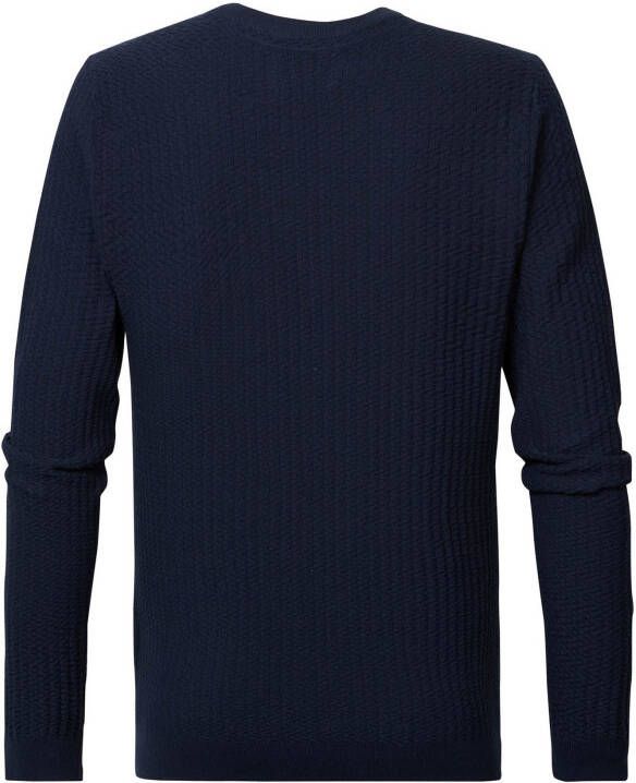 Petrol Industries Heren trui m 3020 kwr252 5107 dark sapphire