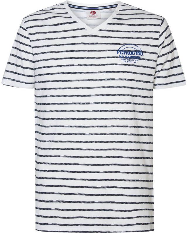 Petrol Industries Heren shirt m 1030 tsv630 0000 bright white