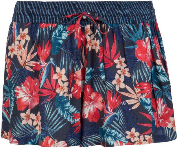 Protest gebloemde loose fit short Pronto blauw multi