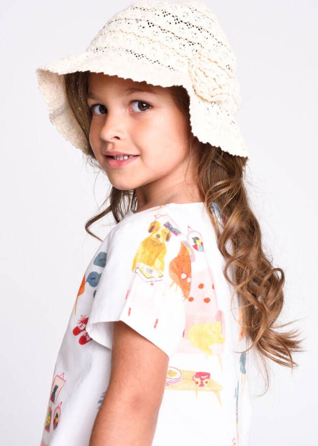Room Seven Blouse blouso voor meisjes wit