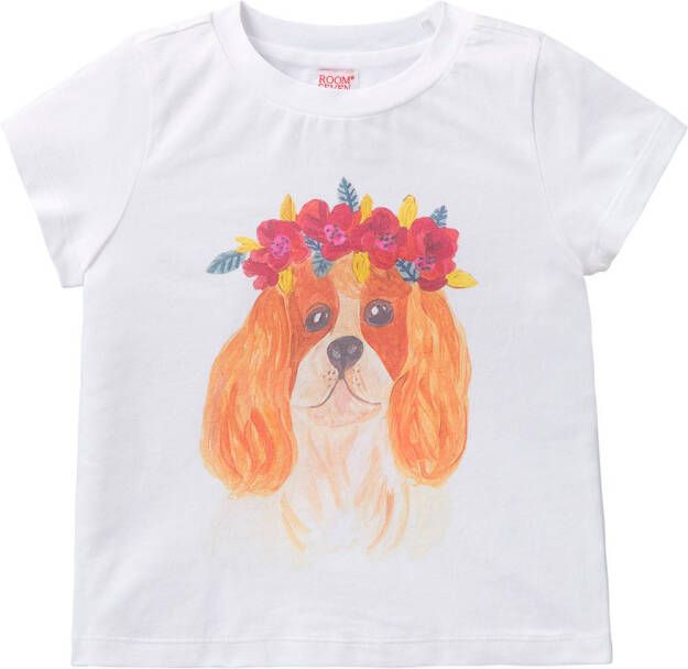 Room Seven Jersey t shirt tino voor meisjes wit