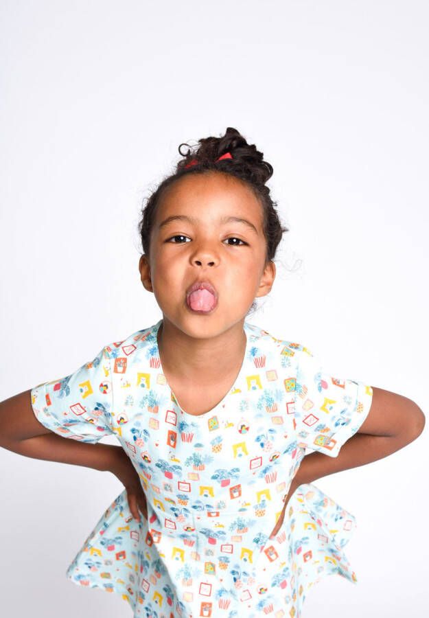 Room Seven Jurk damamo voor meisjes groen