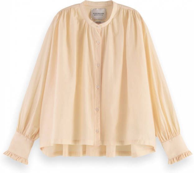 Scotch & Soda 161498 4173 oversized beachy shirt mango tango orange