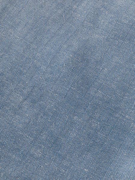 Scotch and Soda Broeken FAVE Linen Organic cotton blend beach short Blauw