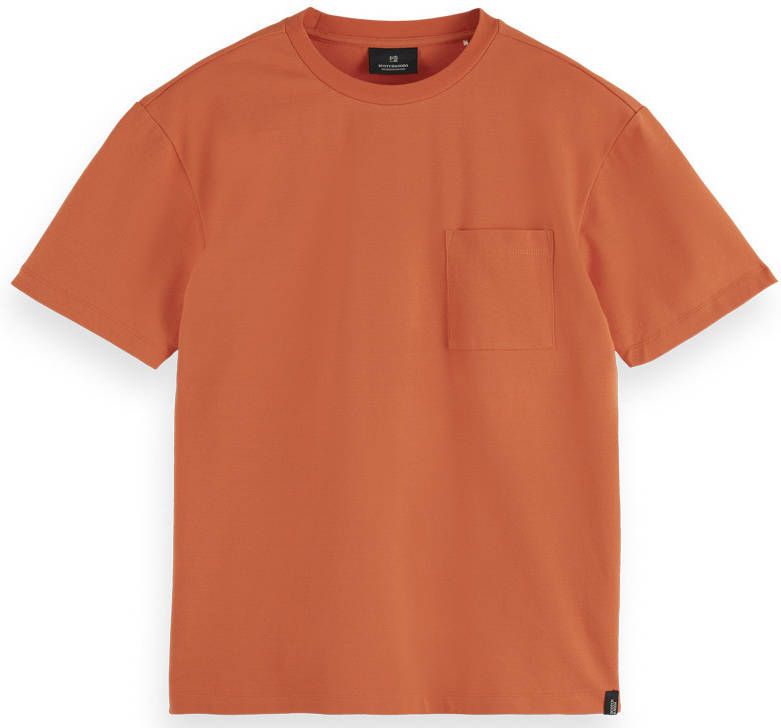 Scotch & Soda Organic cotton pique shortsleeve te chilli pepper