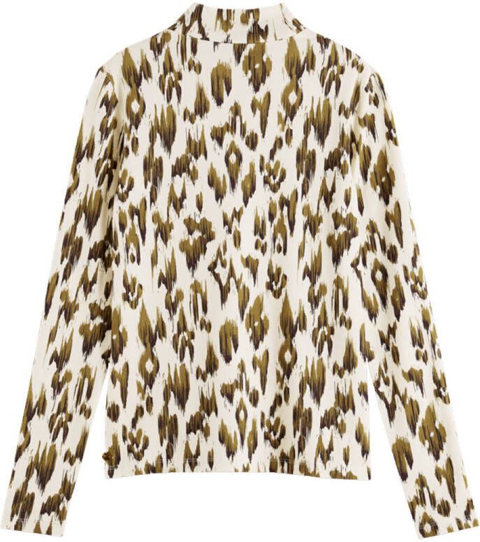 Scotch & Soda 169644 all over print slim fit long sleeve t shirt