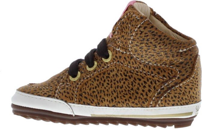 Shoesme BP21W026 B Cognac Animal Print Baby schoenen