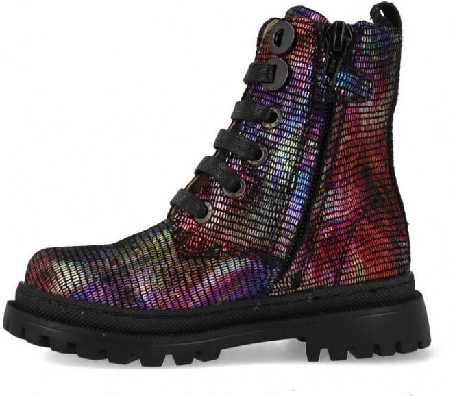 Shoesme NT21W005 C Multicolor Metallic Biker boots