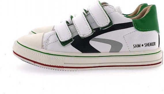 Shoesme ON22S205 E leren sneakers donkerblauw