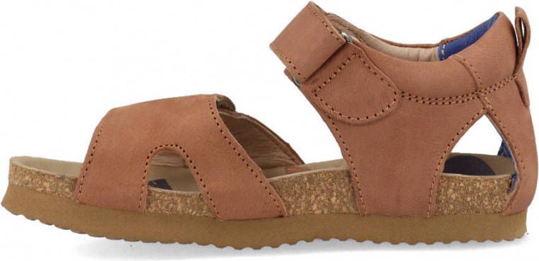 Shoesme BI21S096 A leren sandalen cognac