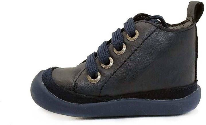 Shoesme BF8W001 A leren babyschoenen donkerblauw