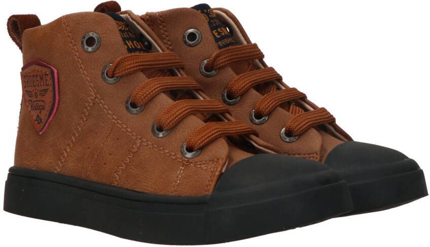 Shoesme Veterboot Jongens Bruin/Cognac