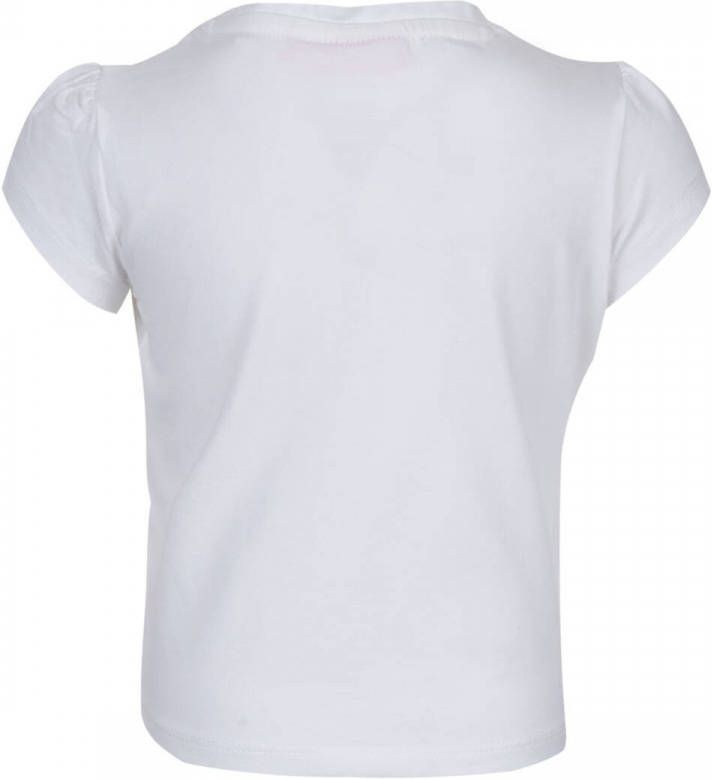 Someone ! Meisjes Shirt Korte Mouw -- Off White Katoen/elasthan