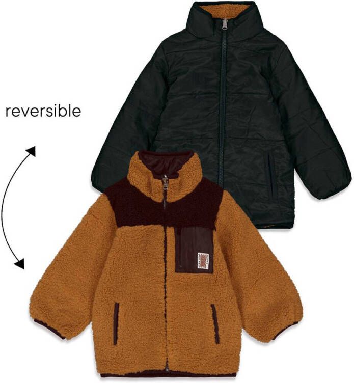 Sturdy jongens reversible vest 71300070 bruin