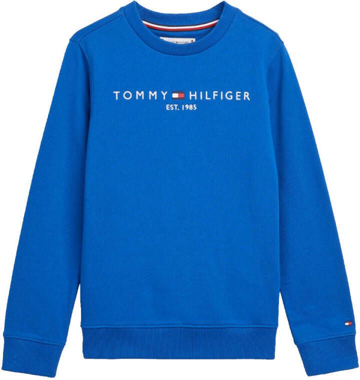 Tommy Hilfiger Sweater met ronde hals en tekst
