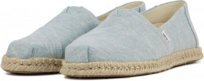 Toms Alpargata Chambray espadrilles blauw
