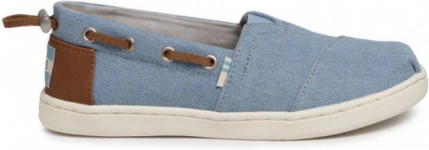 TOMS Youth bimini navy denim synthetic trim