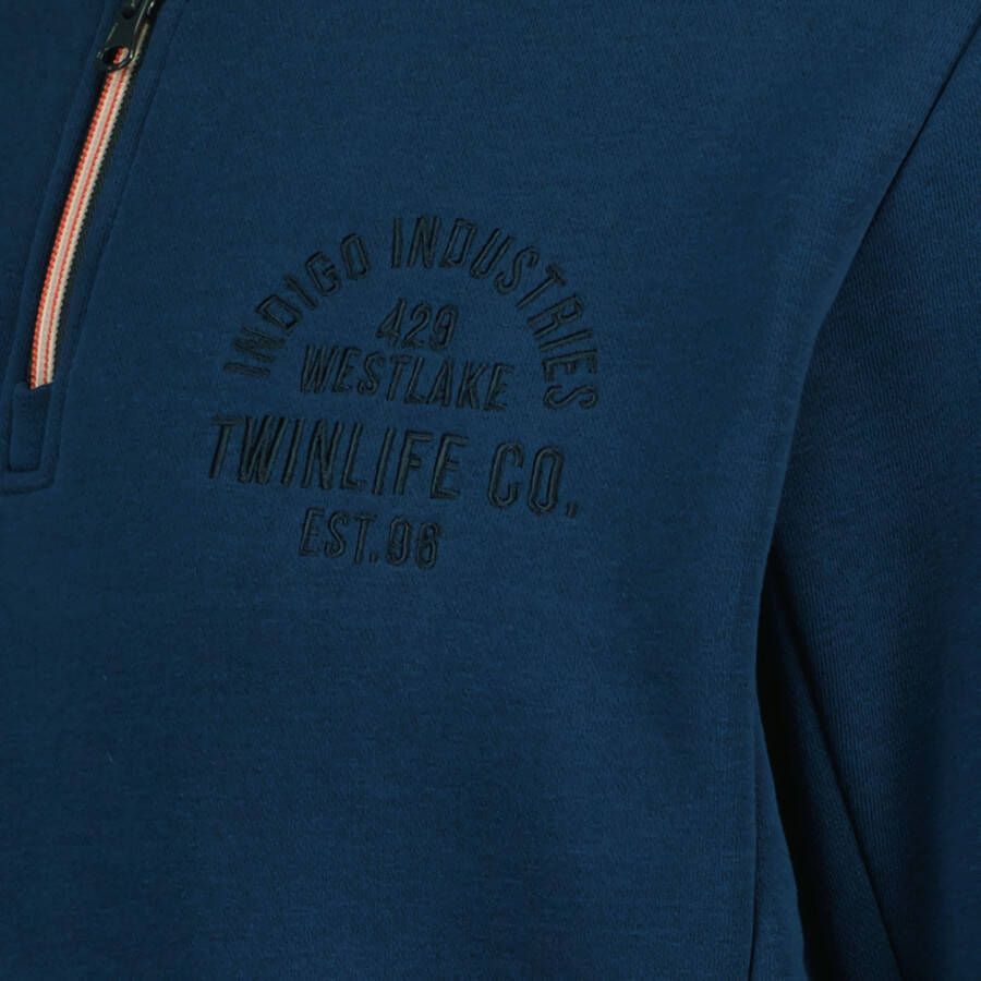 Twinlife heren sweater met rits